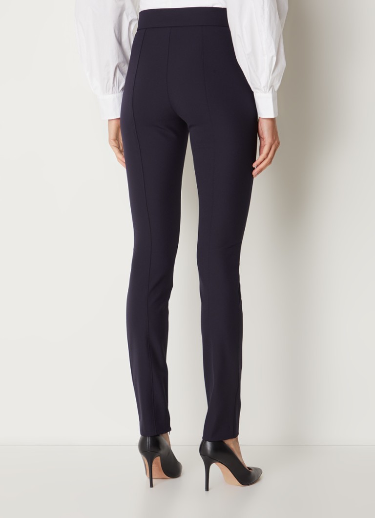 HUGO BOSS Tukeva high waist slim fit trousers with side pockets