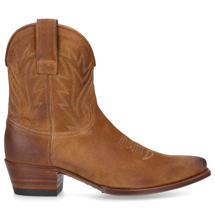 Sendra - Cowboystiefel 16971 Veloursleder - braun