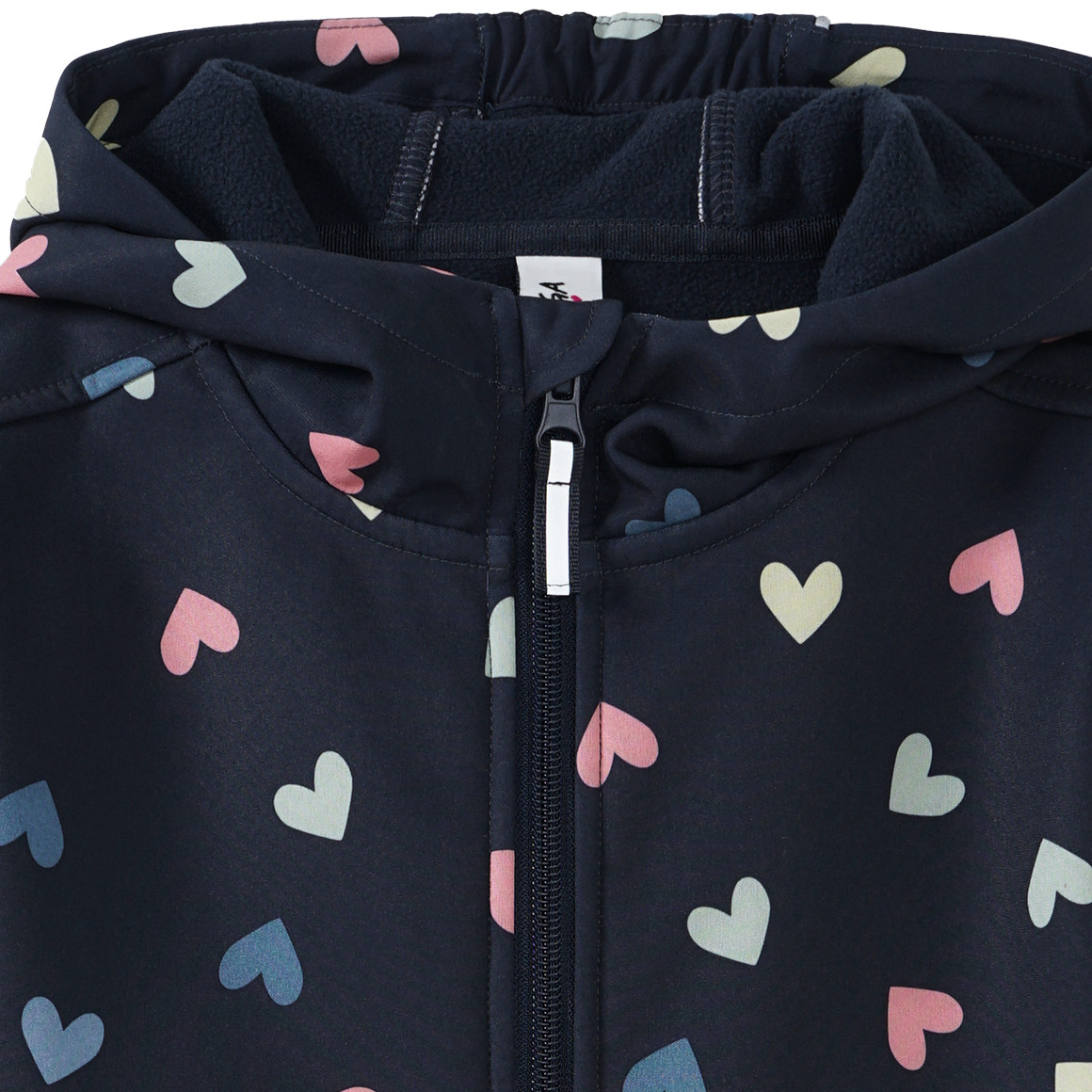 Mädchen Softshelljacke mit Kapuze