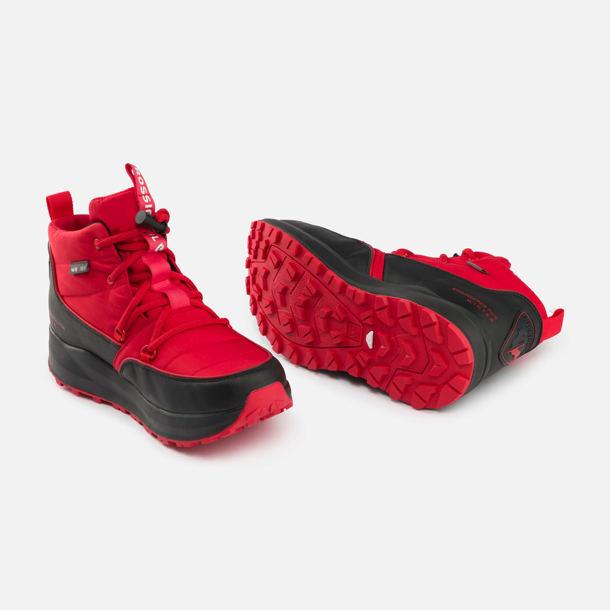 Bottines Après-ski Unisexe Resort imperméables rouges