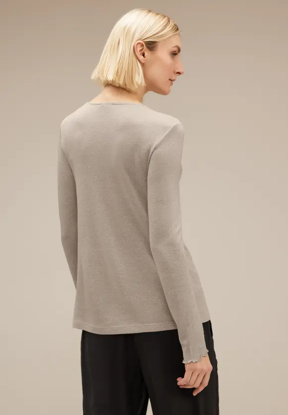 Street One Shirt mit Glanzeffekt