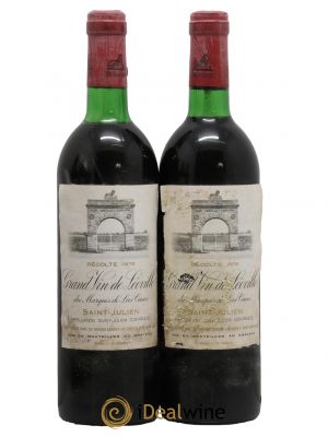 Château Léoville Las Cases 2ème Grand Cru Classé  1978 - Lot de 2 Bouteilles