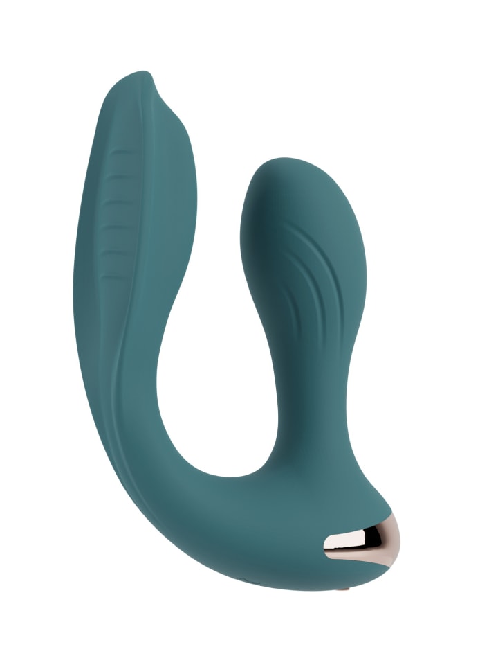 Sweet Smile Vibrator RC Hands-free Vibrator in türkis günstig kaufen 10,8 cm
