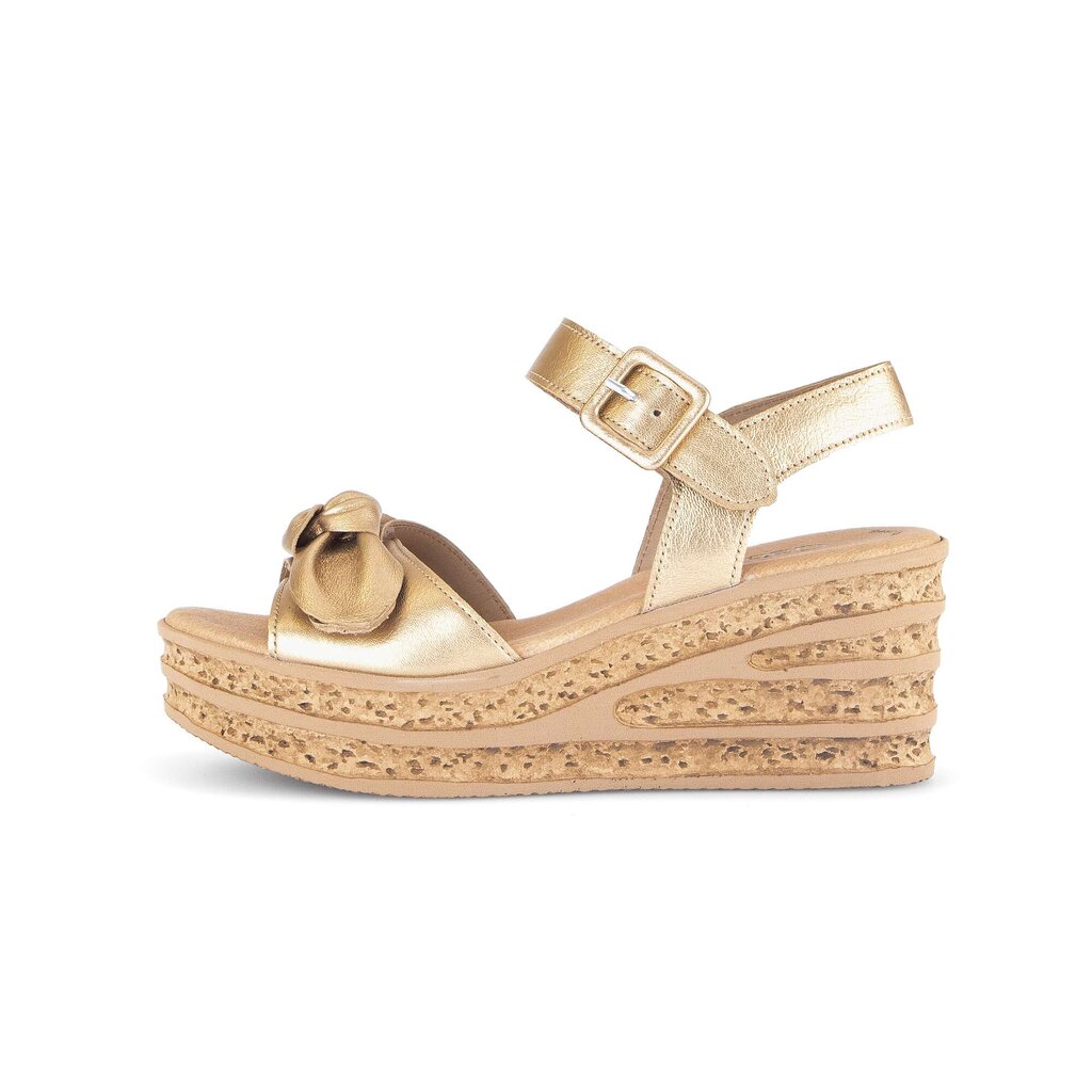 Gabor fashion Keilsandalette gold