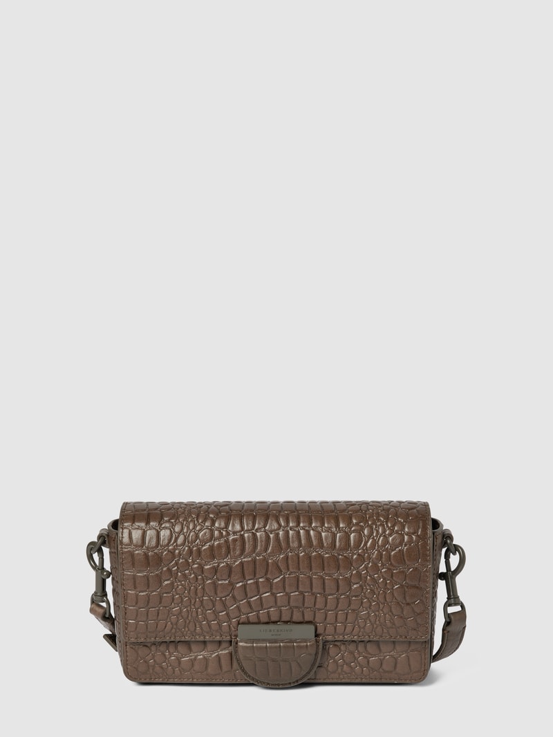 Crossbody Bag mit Schlangenmuster Modell 'PAM' in schilf