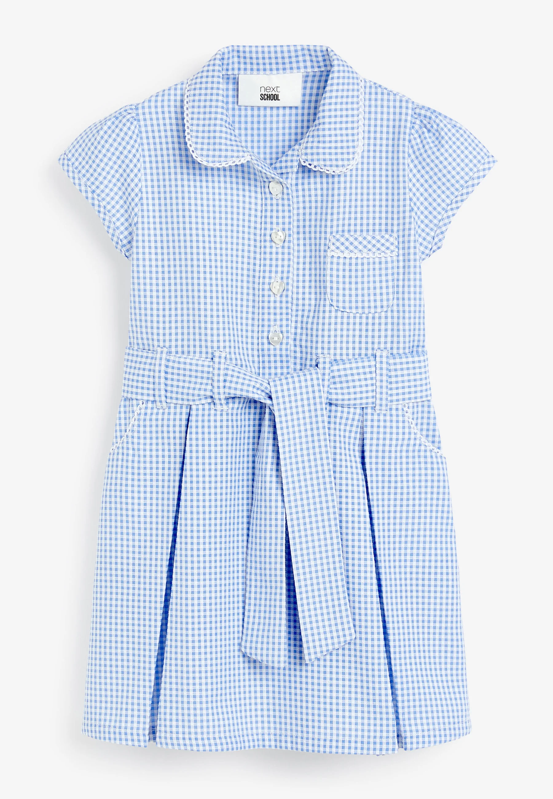 Siguiente LAZO DE VICHETAS CON COLLAR - Vestido de verano