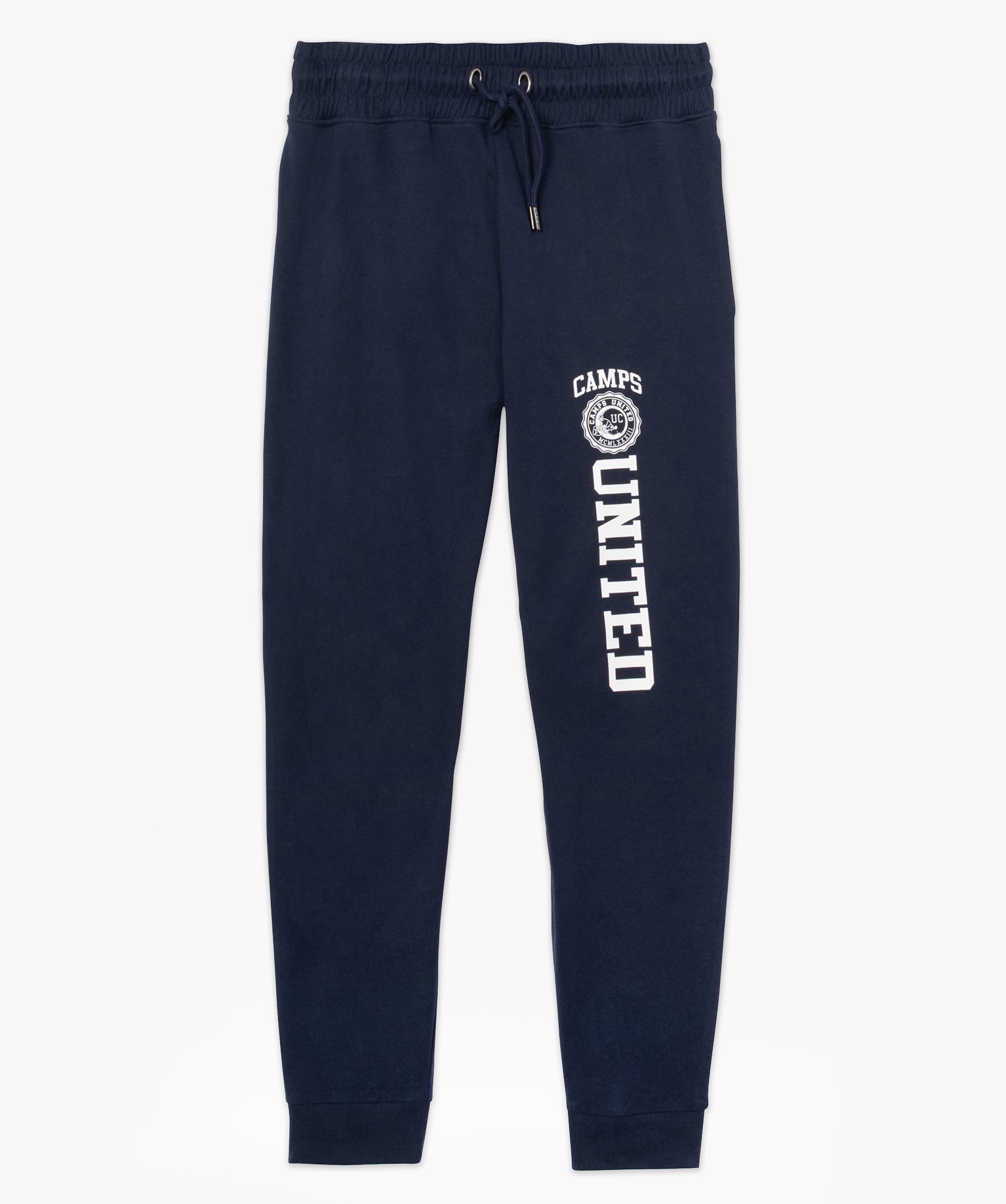 Pantalon de jogging homme avec inscription – Camps United bleu | GEMO