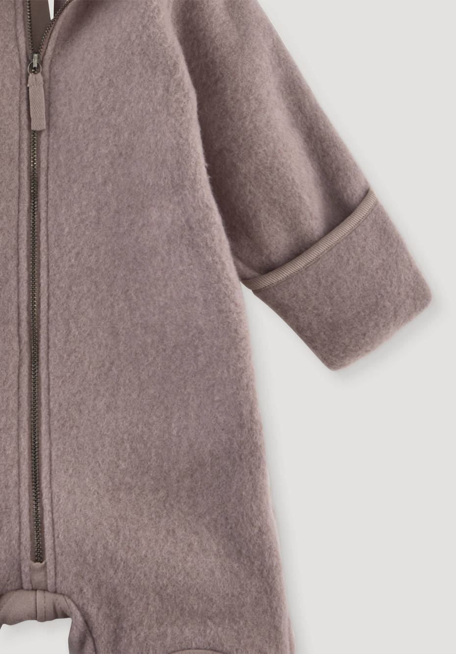 Wollfleece-Overall aus Bio-Merinowolle mit Softshell