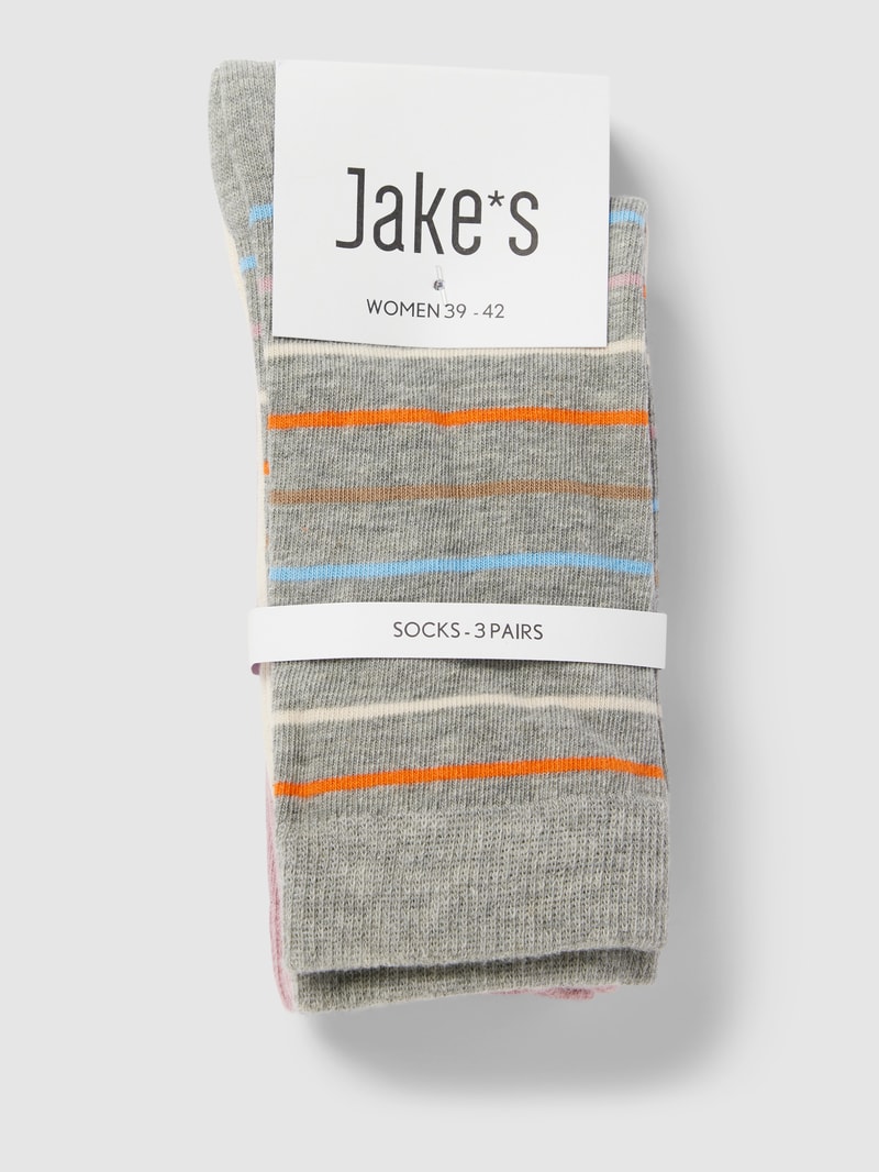 Socken mit Allover-Muster in ecru