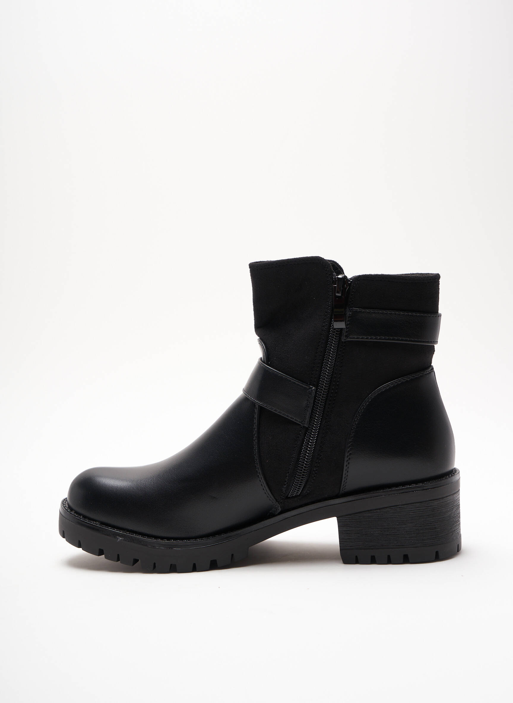 Ideal Shoes Bottines Femme couleur noir