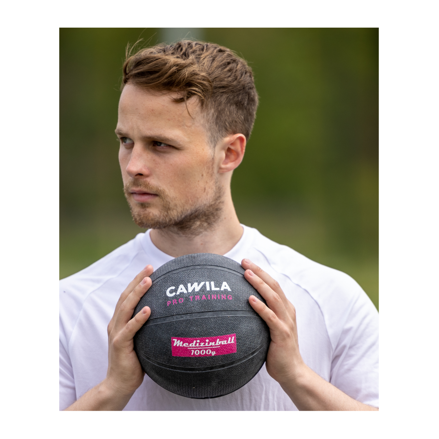 Cawila Medizinball PRO Training 5,0 Kg Schwarz