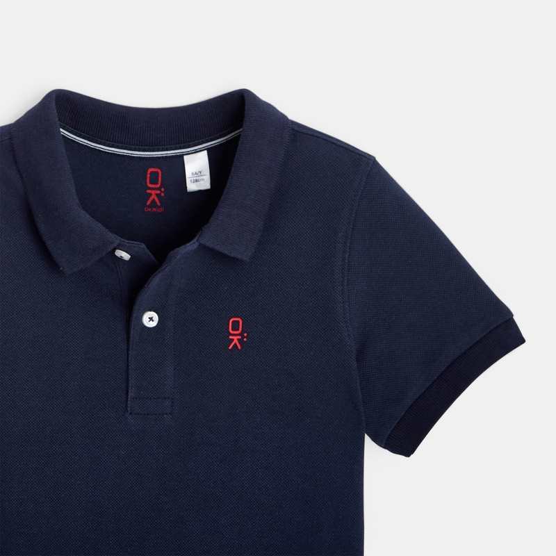 Polo classique bleu garçon