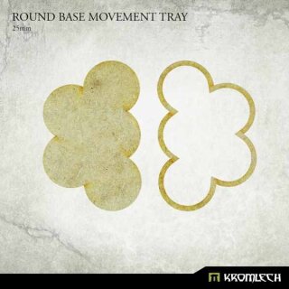 Round Base Movement Tray 25mm (6)