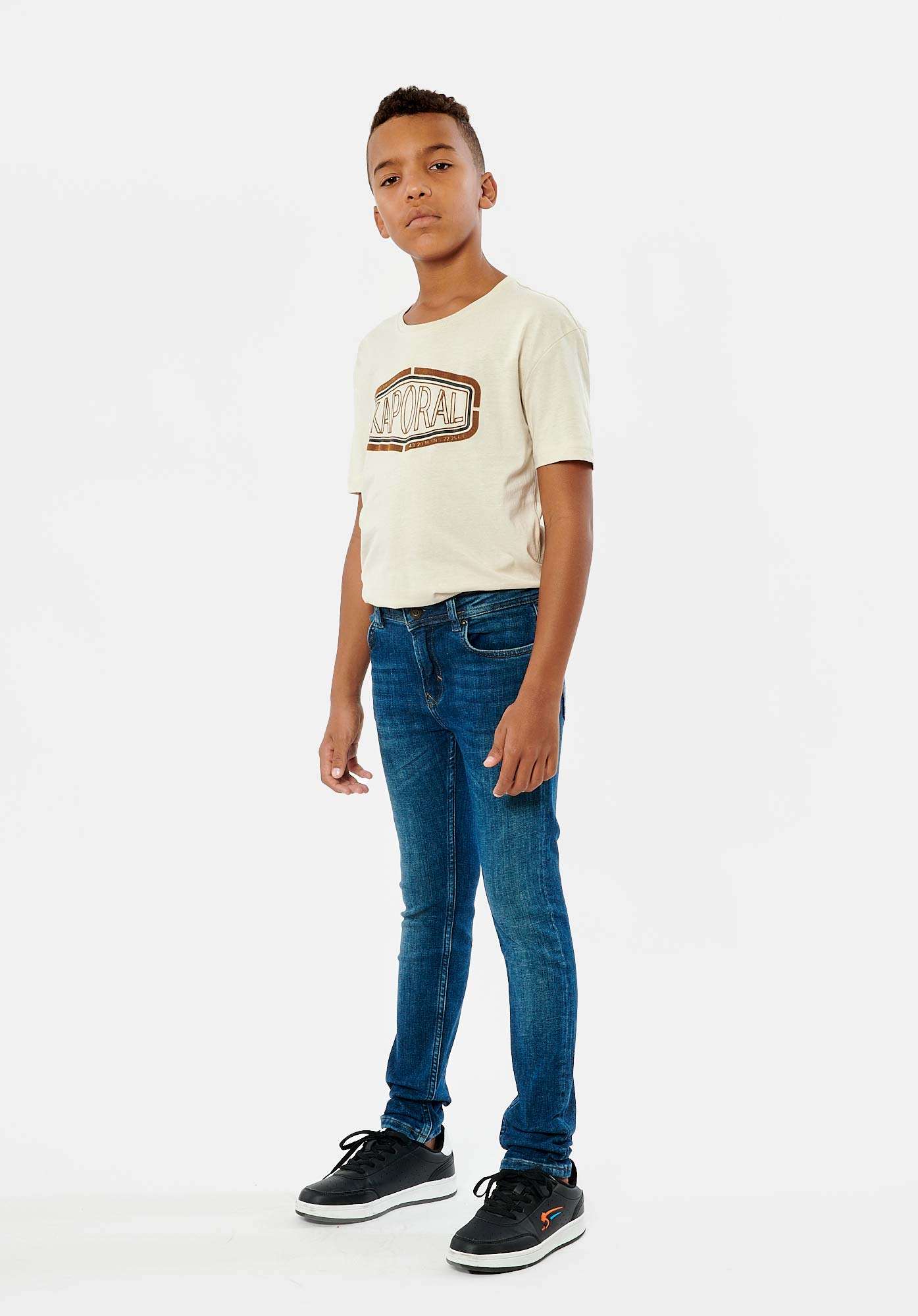 JEGO   Jean slim bleu garçon