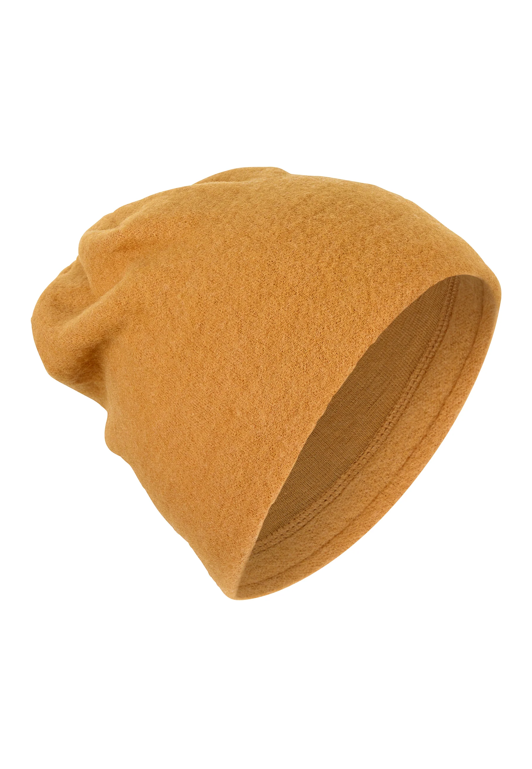 Slouch-Beanie aus Wolle (Merino) in 3 Farben