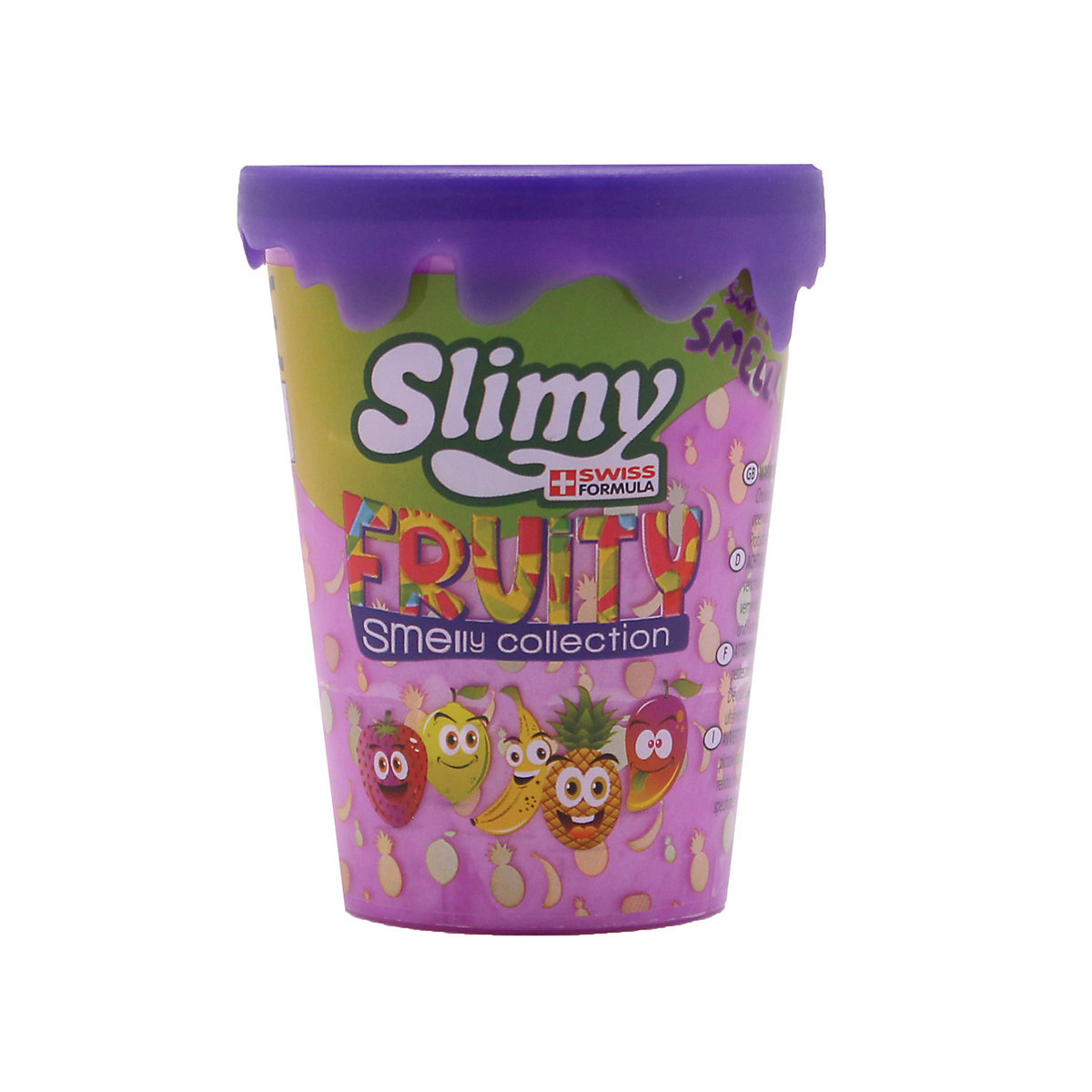 SLIMY® Fruity Original 80g Spielmasse im Becher - fruchtig duftender Schleim Spielspaß für Kinder