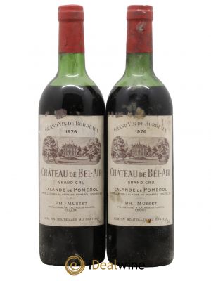 Château de Bel-Air  1976 - Lot de 2 Bouteilles