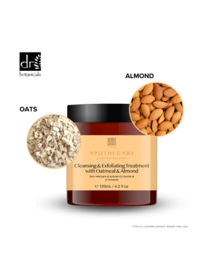 Dr Botanicals Reinigende & peelende Behandlung mit Haferflocken & Mandeln 120ml günstig kaufen onesize