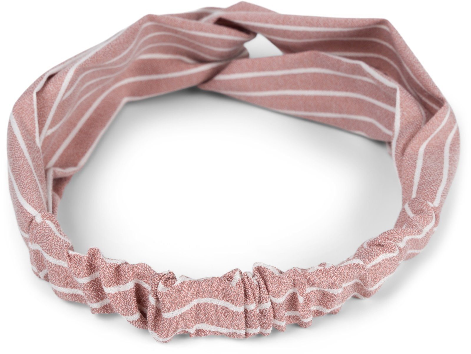 styleBREAKER Haarband, 1-tlg., Haarband mit Streifen Muster und Twist Knoten