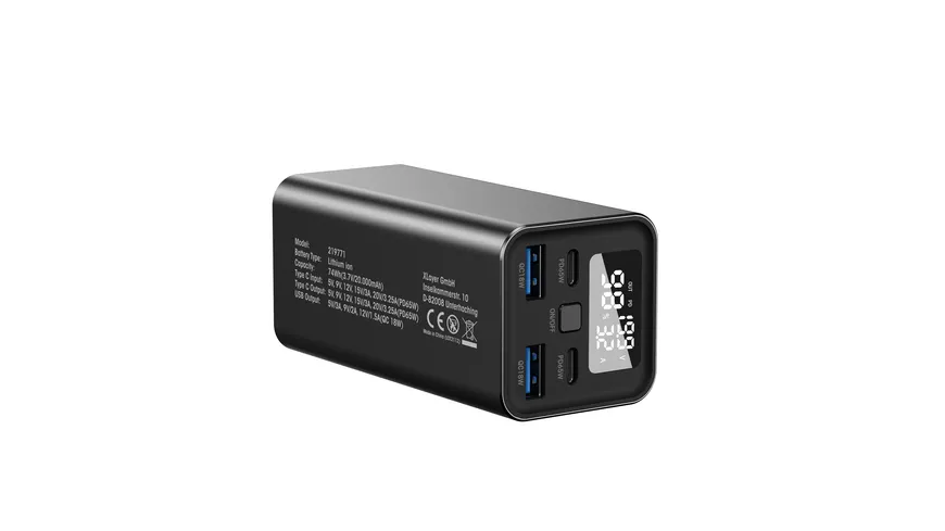 XLayer Power Bar 20.000 mAh 65W PD Black
