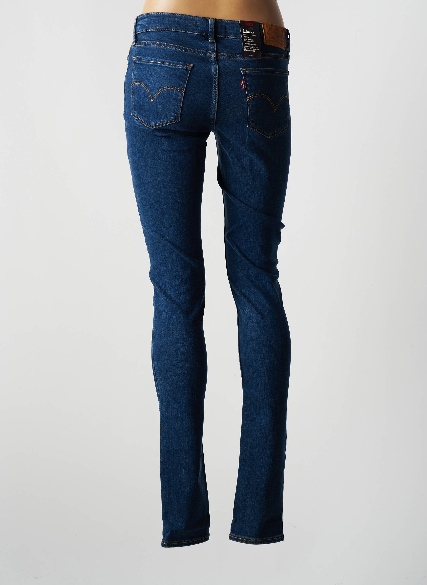 Levis Jeans Skinny Femme couleur bleu