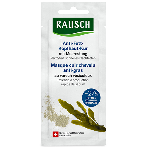 RAUSCH Anti-Fett-Kopfhaut-Kur mit Meerestang Beut.  15 ml  Beutel