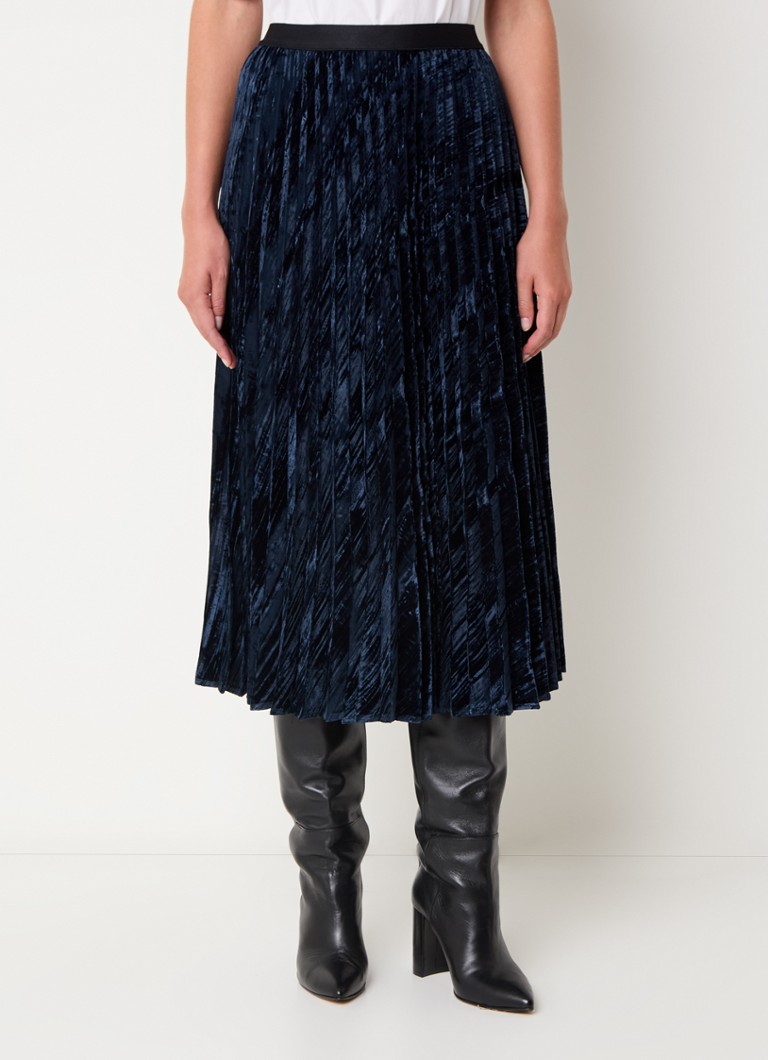 Fustă midi plisată Caroline din catifea de Gerard Darel