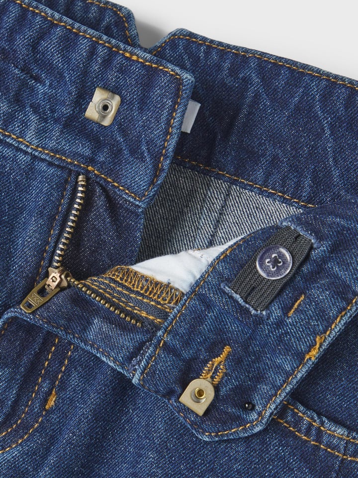 name it Jeanshose Mom fit in dark blue denim günstig kaufen