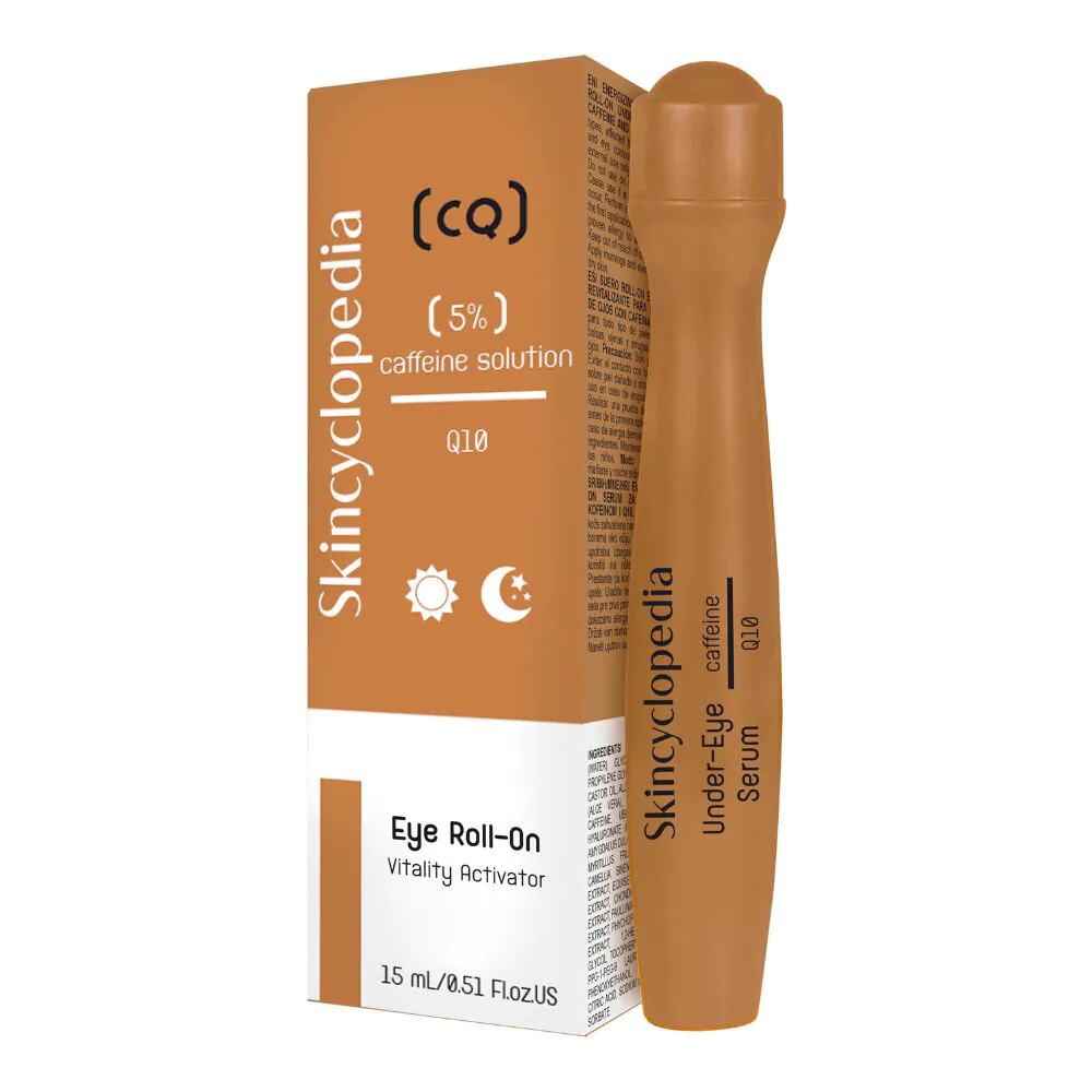 „Skincyclopedia“ kofeino ir Q10 rutulinis paakių serumas 15 ml