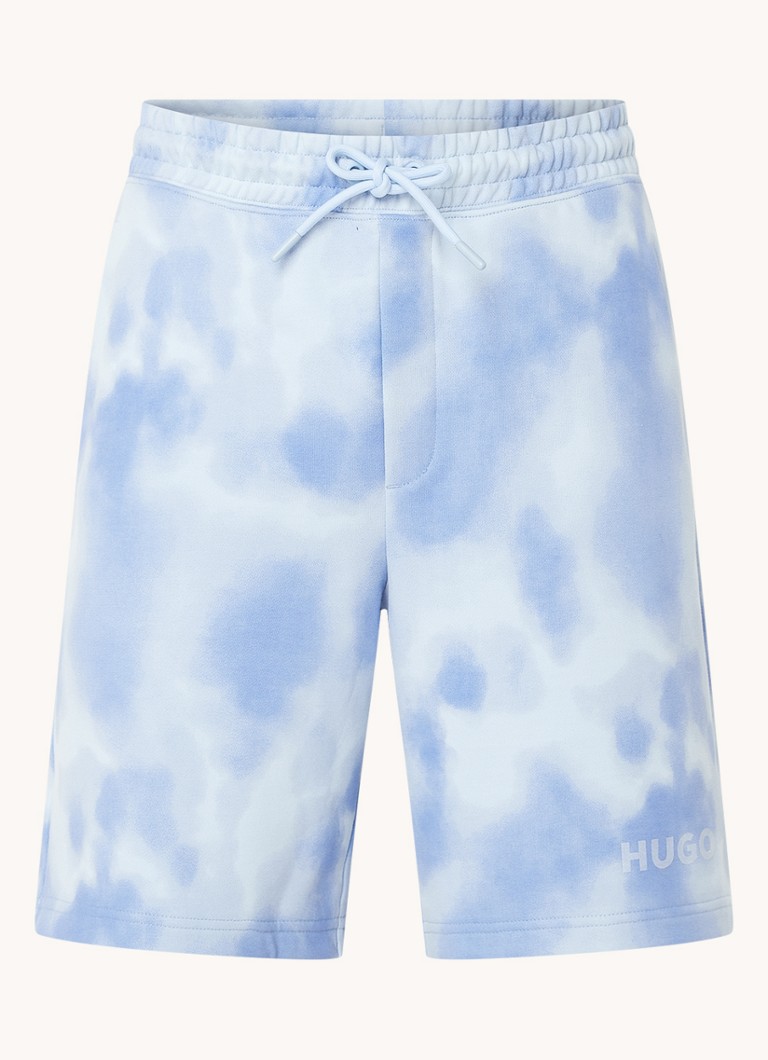 Pantaloni scurți de trening HUGO BOSS Detra cu croială dreaptă și finisaj spălat
