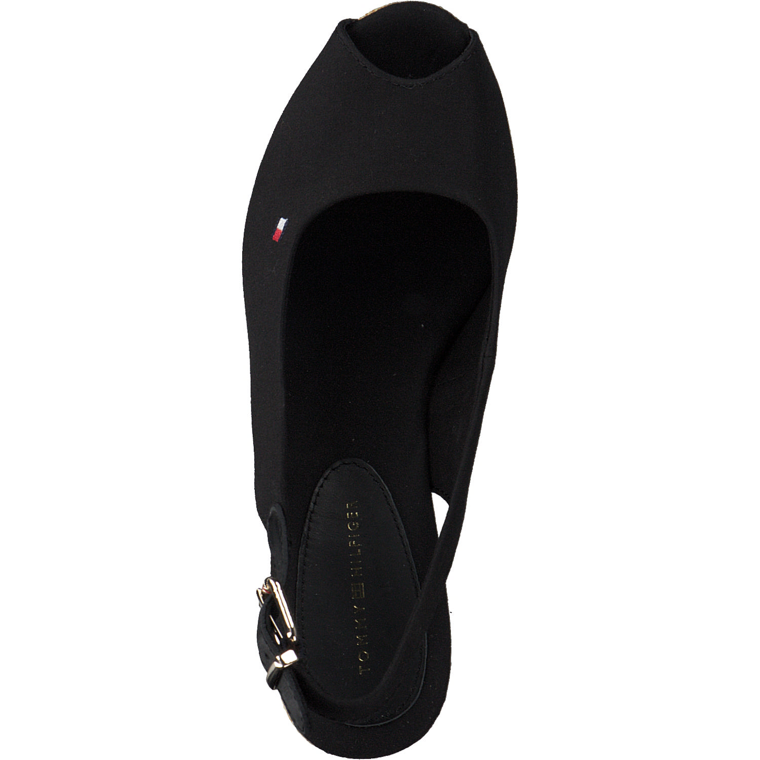 Tommy Hilfiger FW0FW04788, Keilsandaletten, Damen, Schwarz (Black)