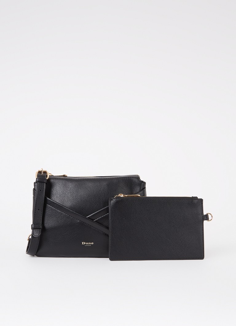 Dune London Dalliance crossbody bag with removable pouch