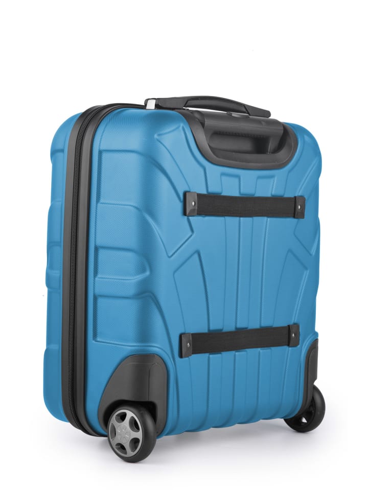 suitline Handgepäck EasyJet Koffer 45x36x20 Freigepäck 30 L in Cyanblau günstig kaufen S