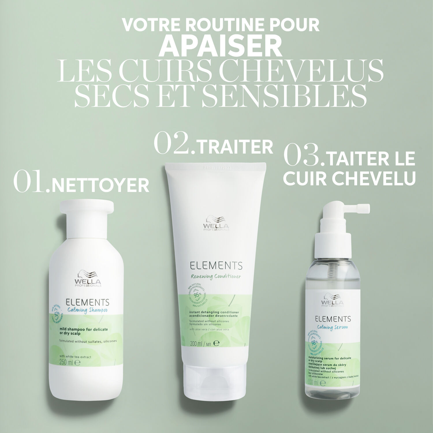 Wella Elements Calming Shampooing Apaisant