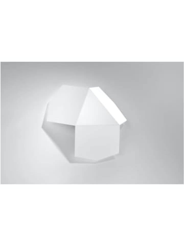 Nice Lamps Wandleuchte HIRU  in weiss H 8cm günstig kaufen onesize