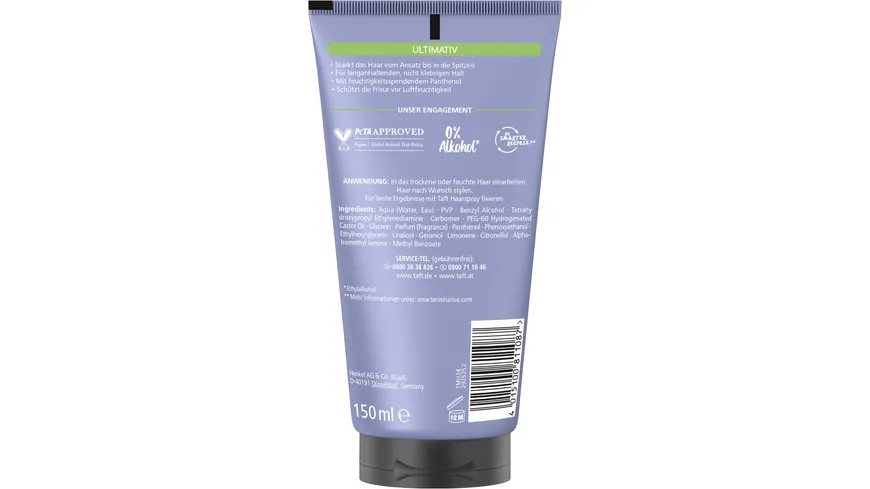 TAFT Styling Gel Ultimativ 150 ml