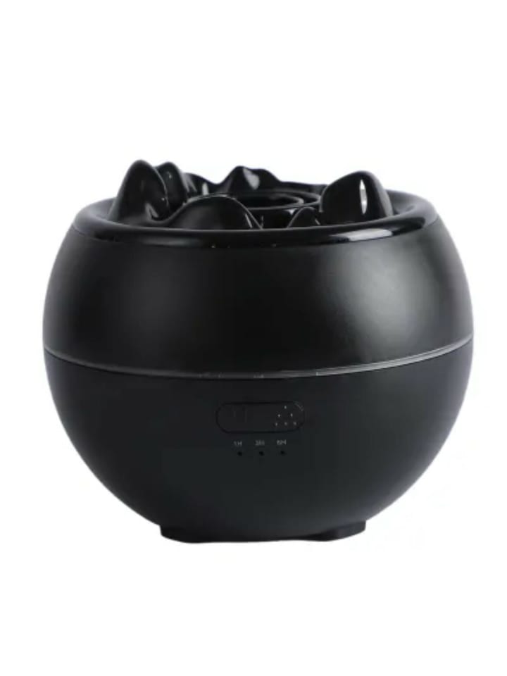 COFI 1453 Aromatherapie-Luftbefeuchter / Diffusor mit bunter Flamme, in Schwarz günstig kaufen onesize