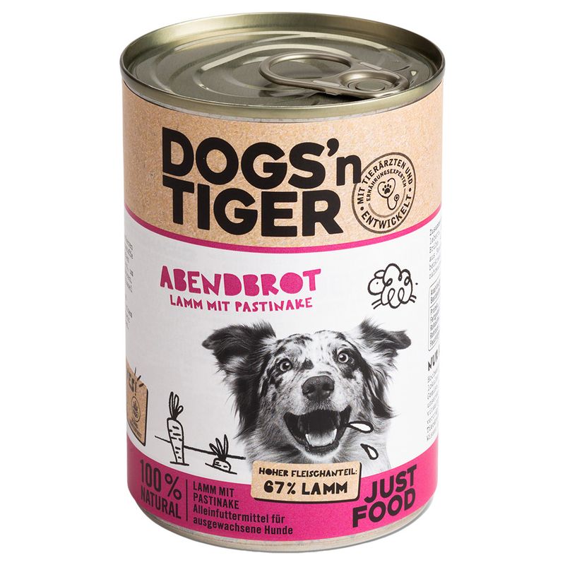 Dogs'n Tiger Adult 6 x 400 g zu TOP-Preisen