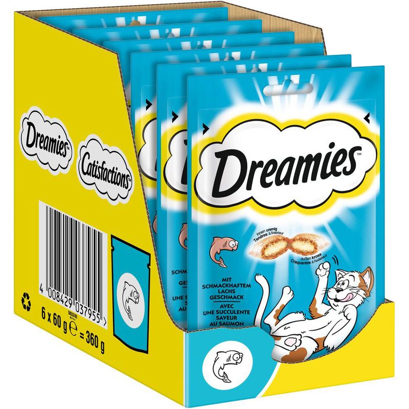Sparpaket Dreamies Katzensnack Klassik 6 x 60 g