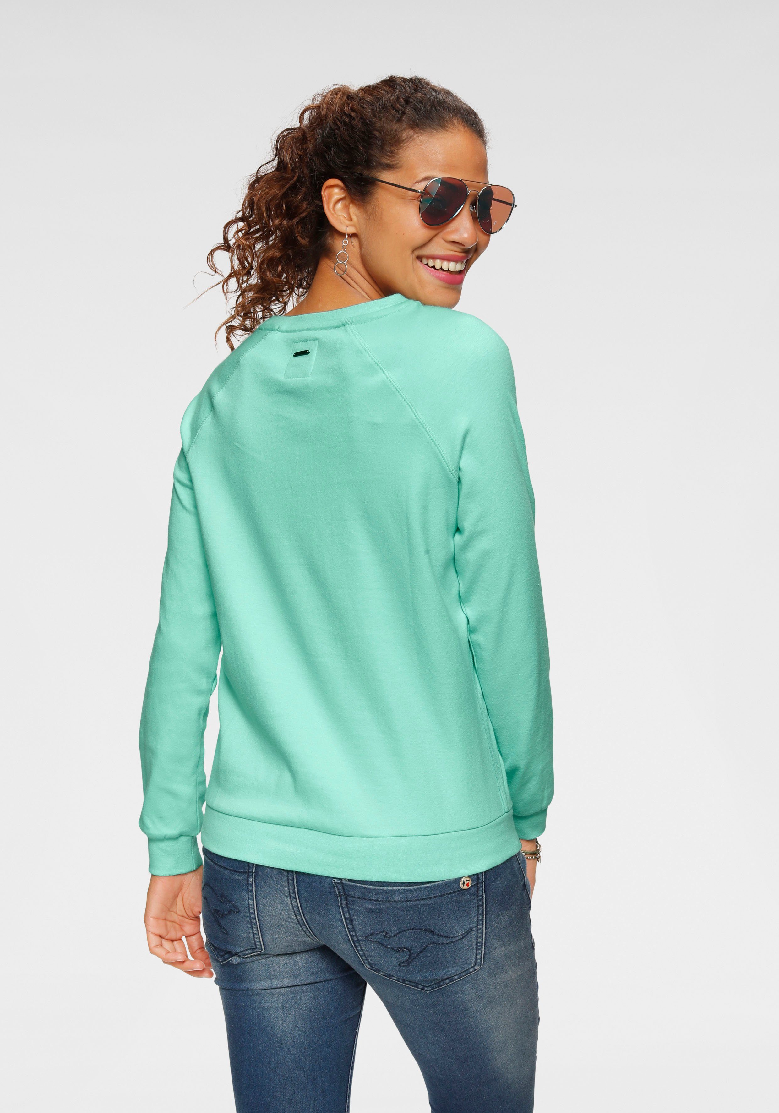 KangaROOS Sweater mit großem Label-Print vorne