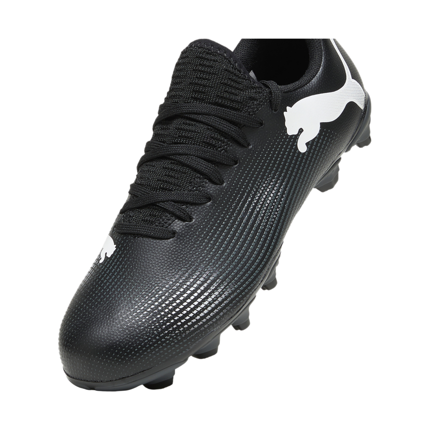 PUMA FUTURE 7 Play FG/AG Jr Kids Schwarz Weiss F02