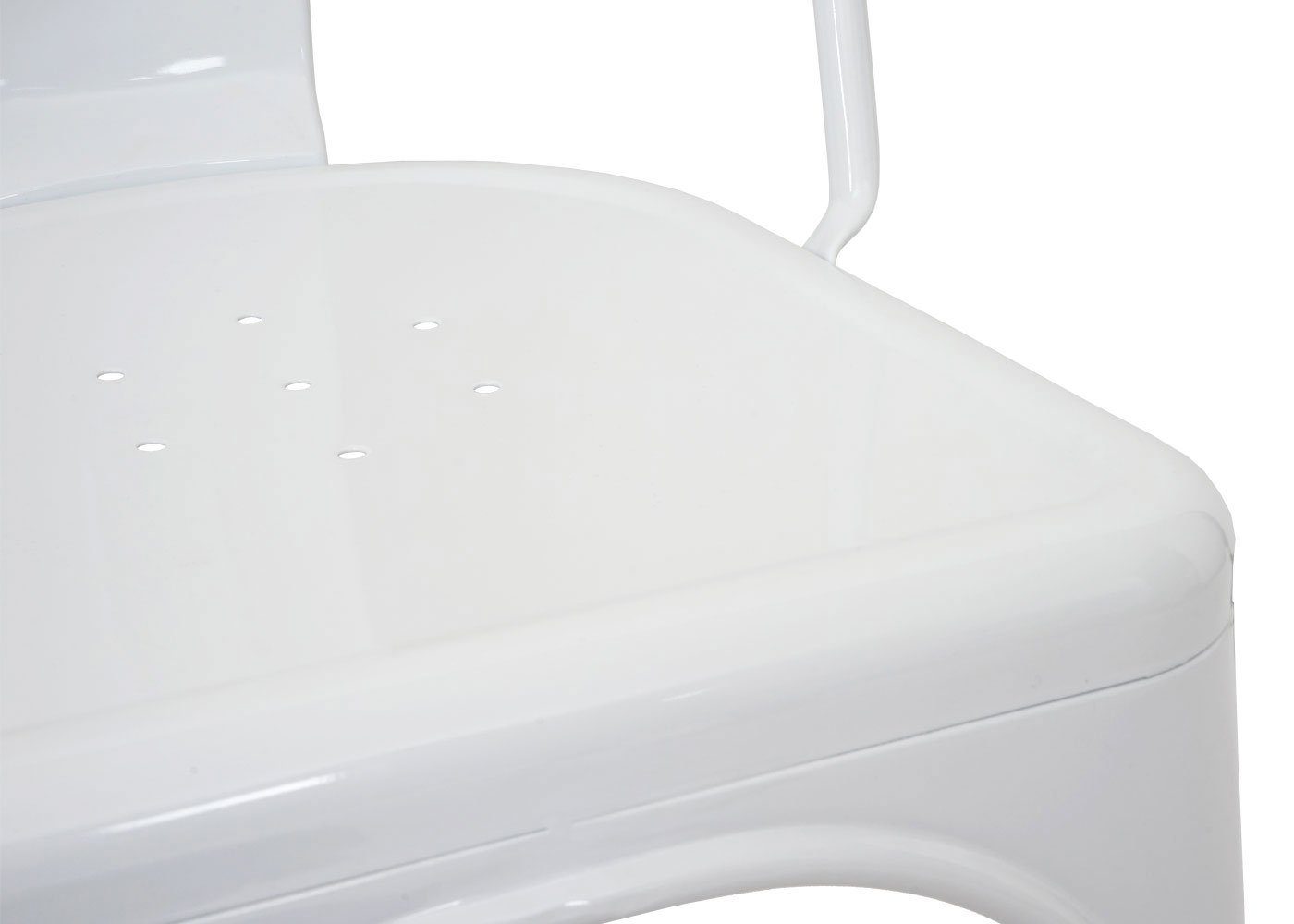 MCW Stapelstuhl MCW-A73-S, Bodenschonende Gummifüße, Stapelbar, Maximale Belastbarkeit: 120 kg