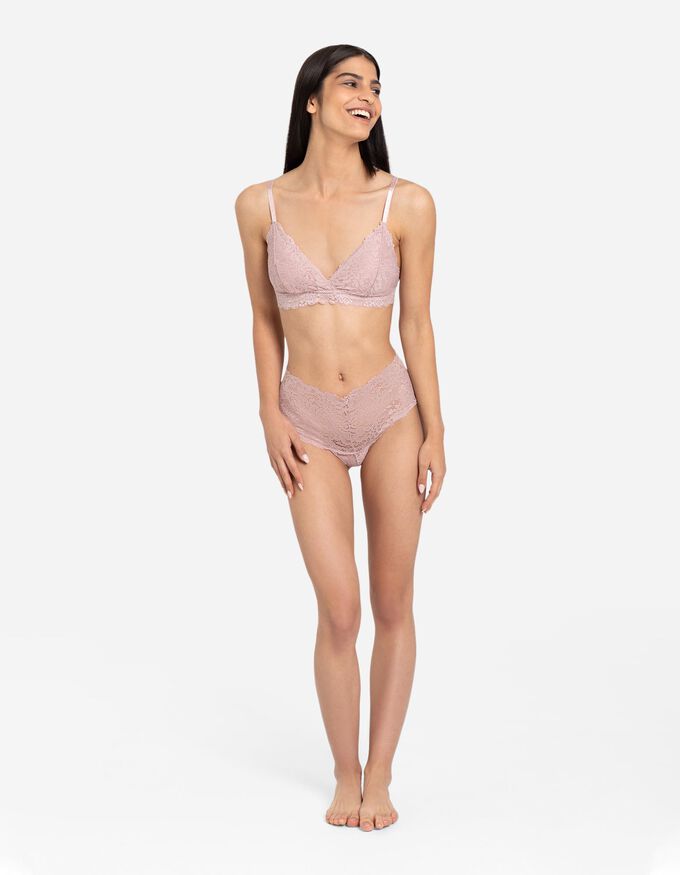 Bustier - Spitzenbesatz
