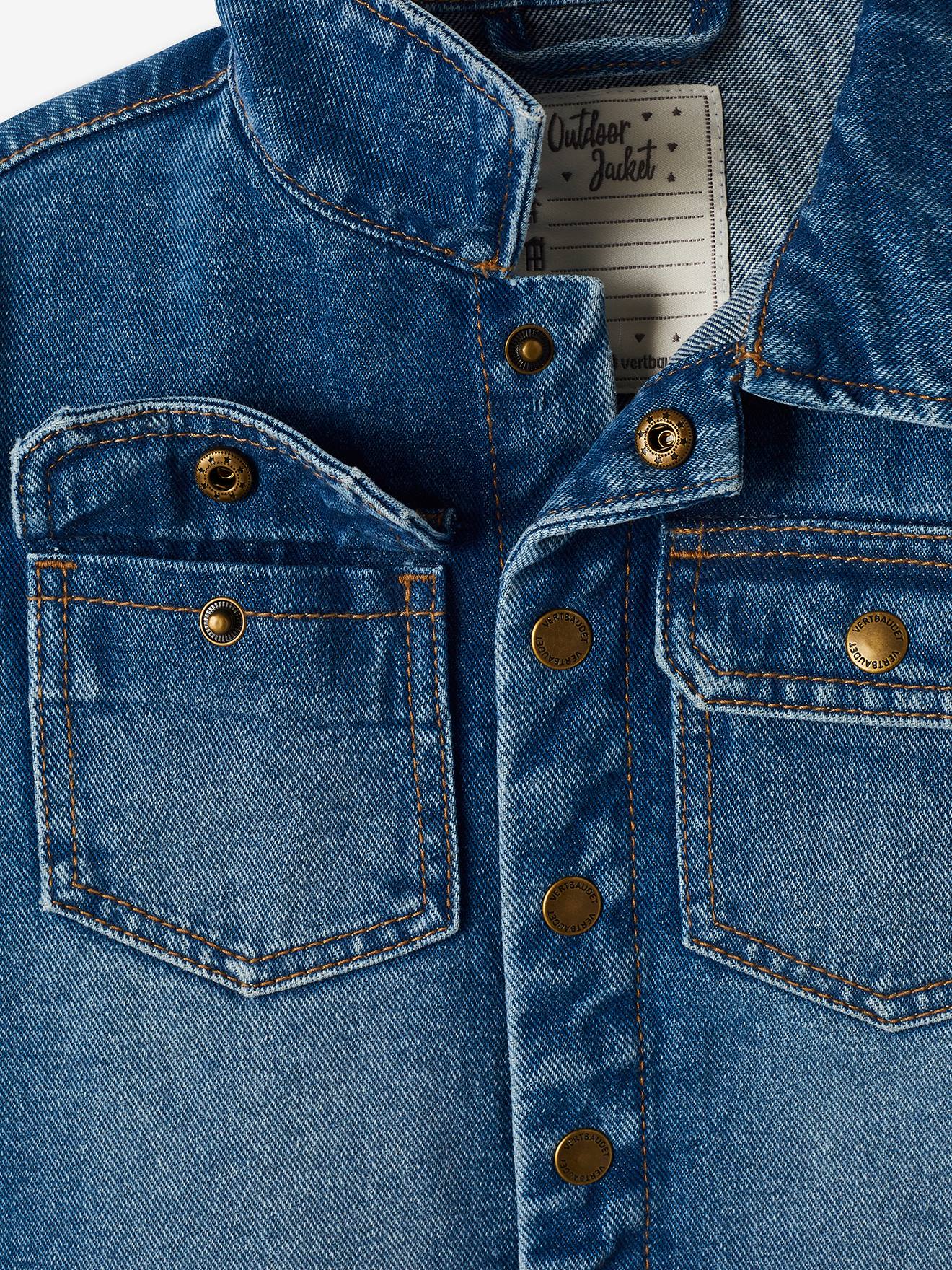 Veste bébé en denim denim stone