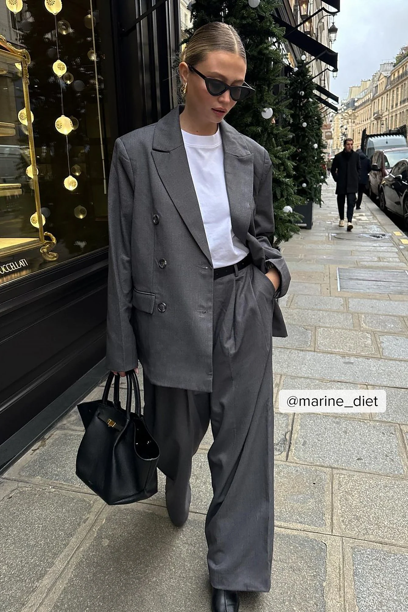 Zweireihige Blazer-Jacke