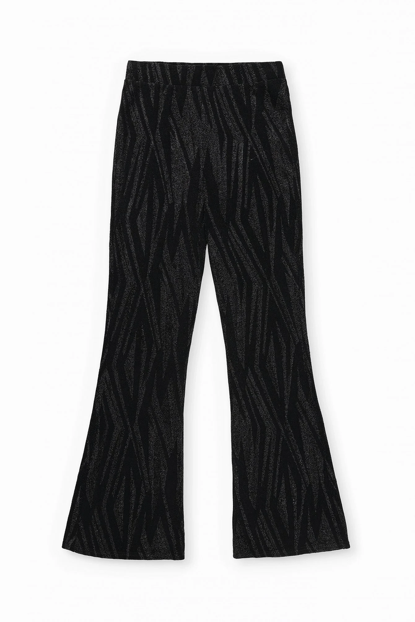 Jacquard-Hose mit Glitzer
