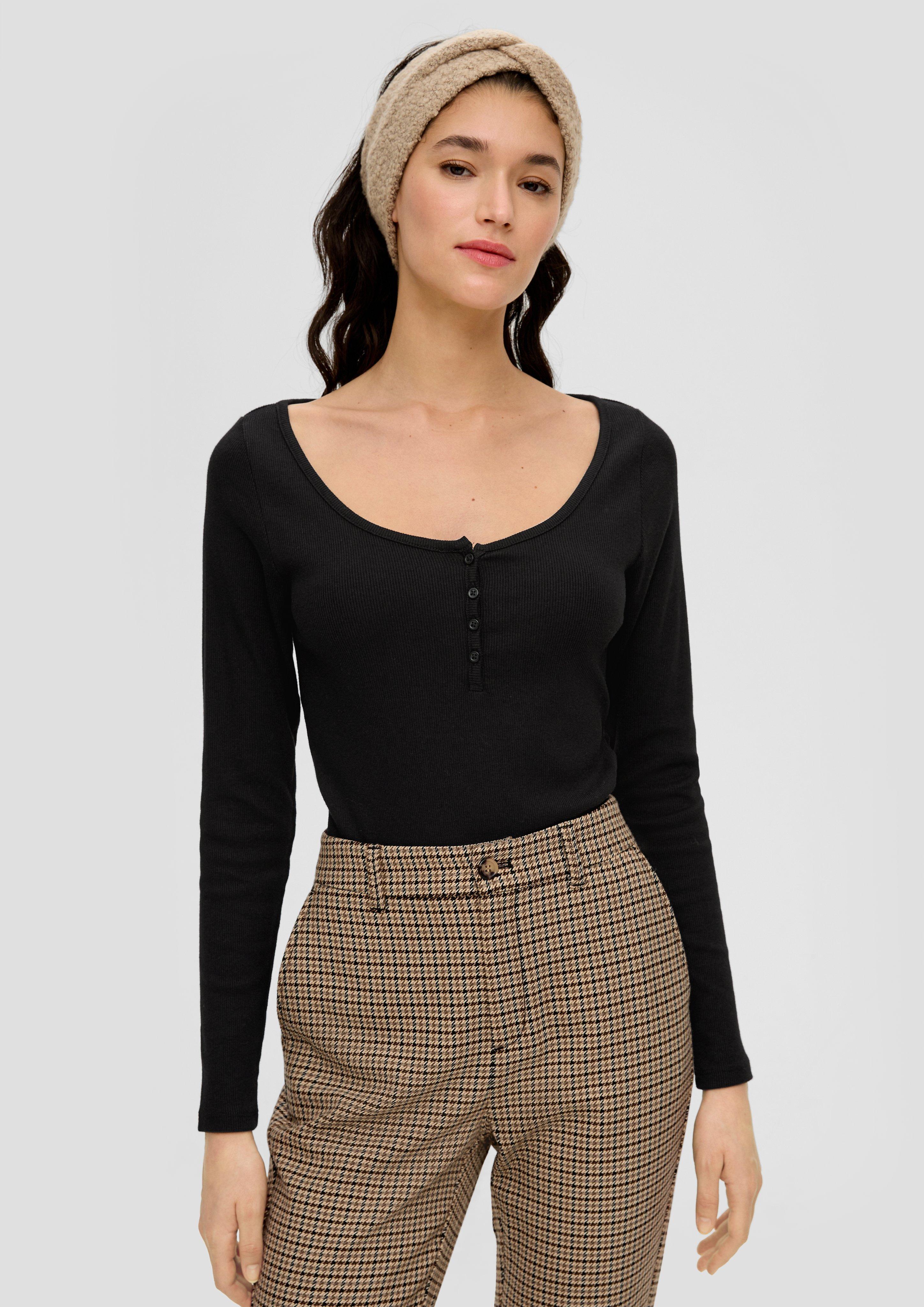 Longsleeve aus Baumwollstretch  2137238-9999