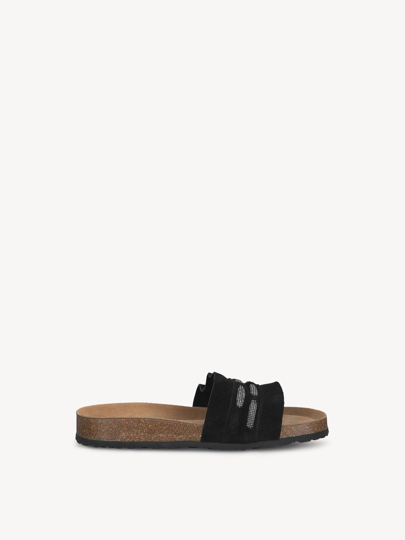Mule en cuir - noir