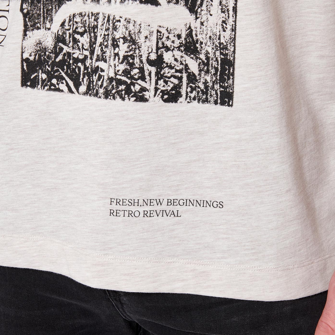 SOLAR  T-shirt beige chiné Homme