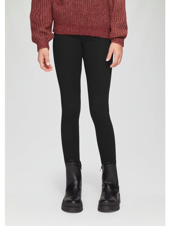 s.Oliver Leggins lang in Schwarz günstig kaufen
